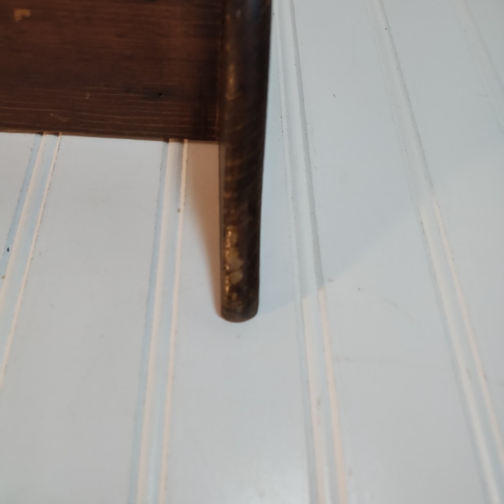 VTG Wood Wall Shelf Cup Saucer Plate 2 Tier Rack 6 Hook Farmhouse Country Retro - Picture 15 of 16